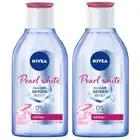 2X Nivea Micellair Oxygen Boost Pearl White Cleanser Remove Waterproof Makeup