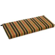 Blazing Needles Patterned Outdoor Spun Polyester Loveseat Cushion, 40" Wide,