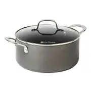 Swiss Diamond 24 cm Hard Anodised Casserole Pot