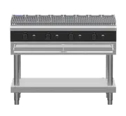 Waldorf Bold CHLB8120G-LS - 1200mm Gas Chargrill Low Back Version - Leg Stand