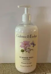 Crabtree & Evelyn SUMMER HILL Body Lotion 16.9 oz
