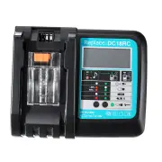 DC18RC Fast Lithium-Ion USB Battery Charger LED Display BL1830 BL1840 BL1850 For 14.4V 18V Mak Battery
