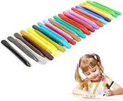 Washable Crayon Set - Natural Crayons Kit - Safe Kids' Crayons Set Birthday New Year Family Friends Children Foccar