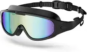 Snowledge Swimming Goggles for Adult Kids Swim Goggles with UV Protection Anti-Fog Coating Clear Wide View
