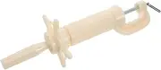 minkissy Holder Mannequin Head Clamp Stands Hairdressing Training Head Holder Wig Stand Wig Display Stand Mannequin Head Display Holder Head Mannequin Holder Wig Rack Plastic Beige