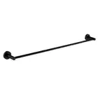 900mm Pentro Matte Black Single Towel Rail