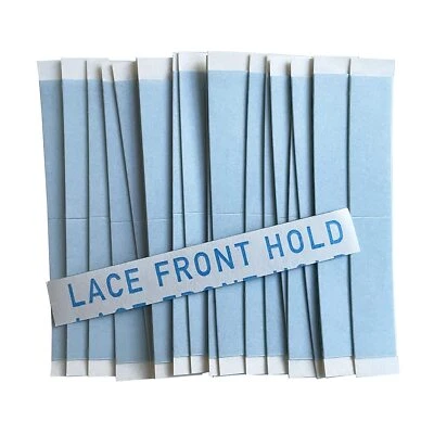 Premium Lace Front Wig Tape, Blue Liner Double Sided Toupee Tape Strips