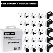 20Roll 4"X6" Shipping Address Label DK-1241 Compatible For Brother QL-1050 1050N
