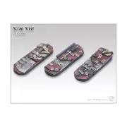 Tabletop Ar Mini Base Scrap Ste 25x70mm Biker/Cavalry Base - Scrap St Pack New