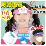 台灣現貨 防護面罩 兒童卡通防護面罩 成人防護面罩 全臉防護面罩 臉部防護面罩 防飛沫面罩 面罩防護用品 防疫面罩