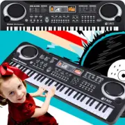 61 Key Digital Electronic Keyboard Microphone LED Music Piano Instrument△ .q