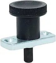 1 Piece Indexing Plunger, Stainless Steel Stop Pin with Flange Lock Knob Plunger，Stainless steel/carbon steel/self-locking/reset - (Diameter: TM608B, Length: 8-18)