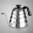 - 1.2L Pour Over Coffee Kettle Coffee Pot with Thermometer Ergonomic Handle (1.2
