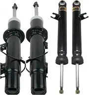 QYCLY 33526867865, 33526867875 4Pcs Front Shock Absorbers and Rear Shock Absorbers with Electric VDC Compatible for BMW X5 F15 X6 F16 2014-2018, Rear Struts, Front Struts