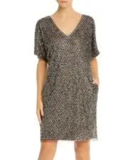 Aidan Mattox Fully Beaded Cocktail Dress Size 4