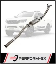 PERFORM-EX SS 3" DPF BACK EXHAUST WITH MUFFLER FITS NISSAN NAVARA D23 NP300