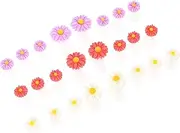 Homoyoyo 24pcs Daisy Toe Separators Silicone Spacers for Comfortable Art Reusable Nail Care Tool for Family Use Easy to Clean