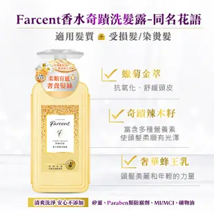 【Farcent香水】香水奇蹟洗髮露&香水奇蹟護髮素