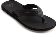 [Quiksilver] Men's Flip Flops, Synthetic Vegan Nubuck Leather Sandals