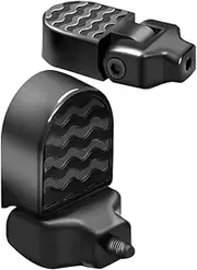 domoi 1Pair Mini Bicycle Rear Pedals Folding Foot Rest Bike Pegs Non-Slip Foot Pedal Rear Pedal Quick Release Pedals