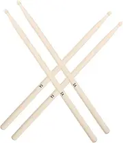 CORHAD 2pairs Maple Wooden Drumsticks Percussion Mallet Sticks for Drums Durable and Comfortable Design for Jazz Acoustic and Electronic Instruments for Beginners and Professionals