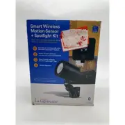 Novolink Smart Wireless Motion Sensor + LED Spotlight Kit Battery Operated Black
