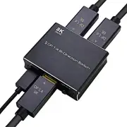 DP Switcher DP 1.4 Bi-direction Switch 8K Ultra HD 3D Support Up to 8K@30Hz