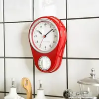 在飛比找樂天市場購物網優惠-掛鐘 廚房掛鐘時間時鐘簡約計時機械鐘迷你家用小鐘表電子定時器