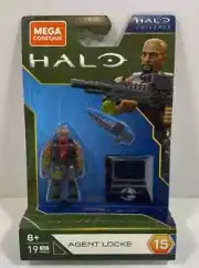 Mega Construx Halo Universe Series 15 Agent Locke Heroes Action Figure