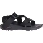 Chaco Women's MEGA Z Cloud Sandal, Solid Black, 6