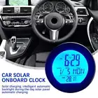 Car Clocks Dashboard Thermometer Digital Display Clock Accessories For Car O6G6