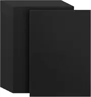 MOUYAT 200 Sheets Black A4 Card 8.5 x 11 Inch, 250gsm/92lb Thick Double Sided Card Stock Printer Paper for Scrapbooking, Invitations, Card Making, DIY Crafts