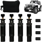 Automatic Tire Deflator - Pressure Valve Accessories, Air Release Tool | Adjustable Auto Deflater Kit, Screw-on Inflator With Auto Stop for Offroad Vehicles