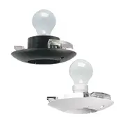 Fitter For Neckless Globes E27 300mm Superlux Lighting - S041-BL, S041-WH