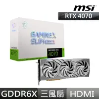 在飛比找momo購物網優惠-【MSI 微星】GeForce RTX 4070 GAMIN