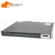 CISCO WS-C3560X-48PF-S Catalyst 48 Port PoE Network Switch 2x C3KX-PWR-1100WAC