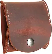 [LIFKOME] Mens Wallet Pouch Vintage Small Bag Lightweight Travel Earphone Pouch for Change Purse