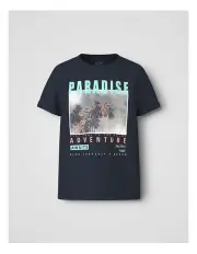 [Name It] Vux Printed T-Shirt in Dark Sapphire