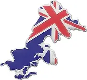 CHICAMPERA Car Sticker UK Flag Car Decoration UK Flag Car Accessory Flag Decals for Vehicles Flag Decal for Truck Flag Car Logo Flag Stickers for Cars British Flag Decal Aluminum Alloy