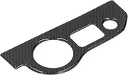 Carbon Fiber Style Headlight Switch Button Panel Trim, Replacement for Dodge 2011-2021