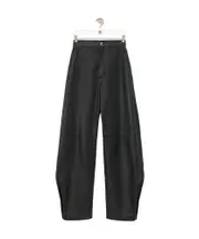 Balloon trousers in nappa lambskin FR38 black