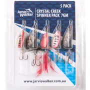 5 Pack of 7gm Jarvis Walker Crystal Creek Spinnerbait Lures