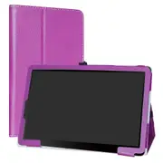 MCC For Samsung Galaxy Tab A 10.5 T590 T595 Smart Folio Case Cover PU Leather [Purple]