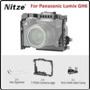 Nitze Camera Cage Rig Arca Swiss Plate HDMI Cable Clamp for Panasonic Lumix GH6