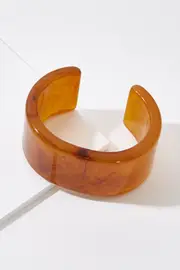 Honey Smoky Cuff Bracelet--TGT-BJ2025