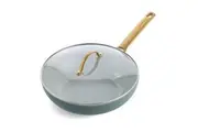 GreenPan Green Pan Padova Smokey Blue Covered Wok 28cm/3.7L