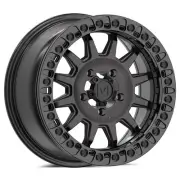 Valor V09 Beadlock 15x7 UTV Wheel - Brushed Charcoal (5x4.5) +40mm