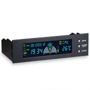 5023 5.25 inch LCD Panel CPU Cooling Fan Speed Temperature Controller Desktop PC Case Drive Bay