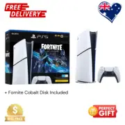 PS5 PlayStation 5 Slim Console Disk Fortnite Cobalt Bundle Gift Birthday Kid