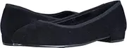 [VANELi] Women's Ulanda Black Perf Nappa/Black Elastic 6 M US